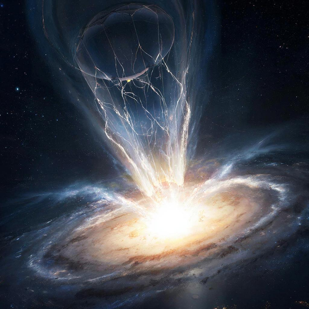 Как видит нейросеть большой взрыв.