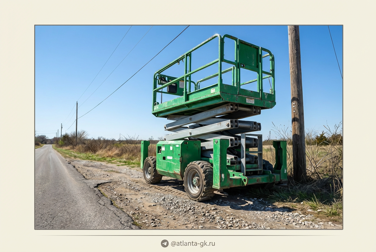    Дизельный ножничный подъемник Atlanta-gk