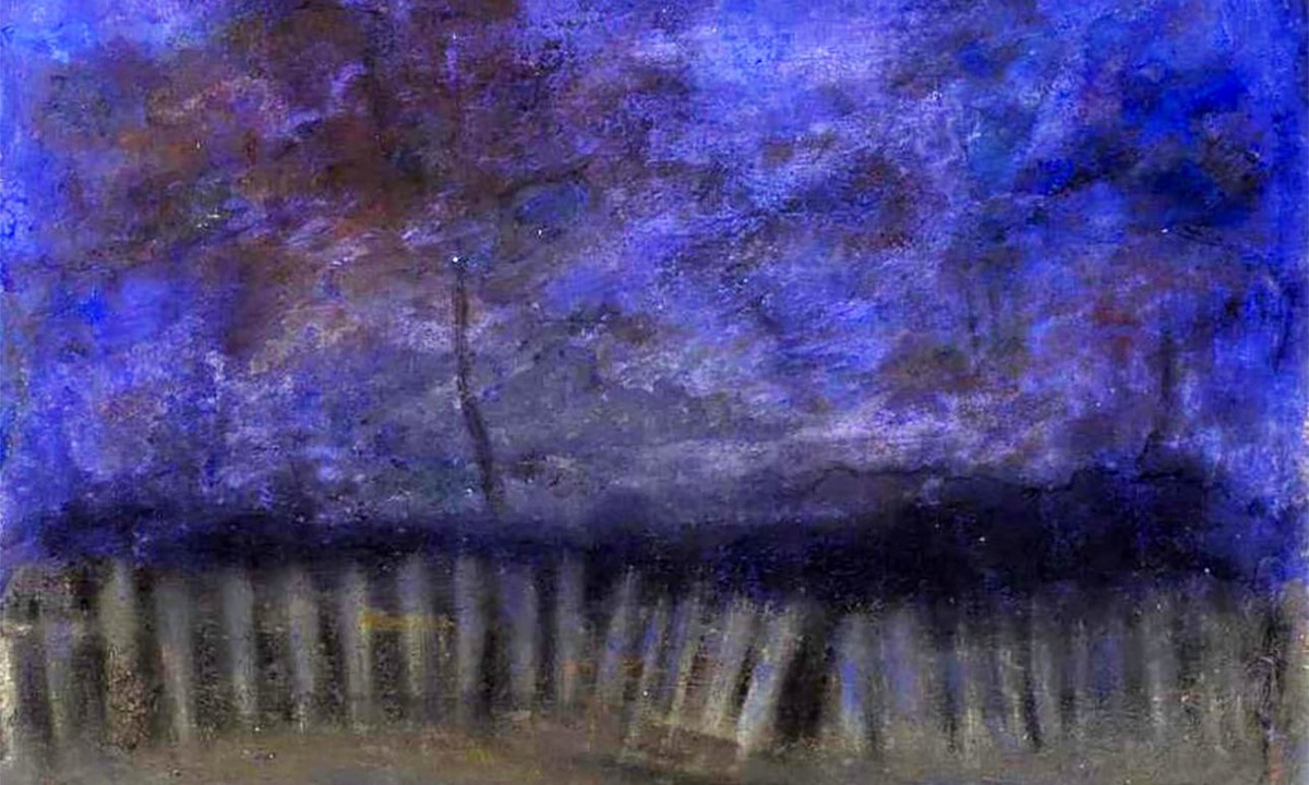 Михаил Ларионов. Ночной пейзаж. 1903–1905.