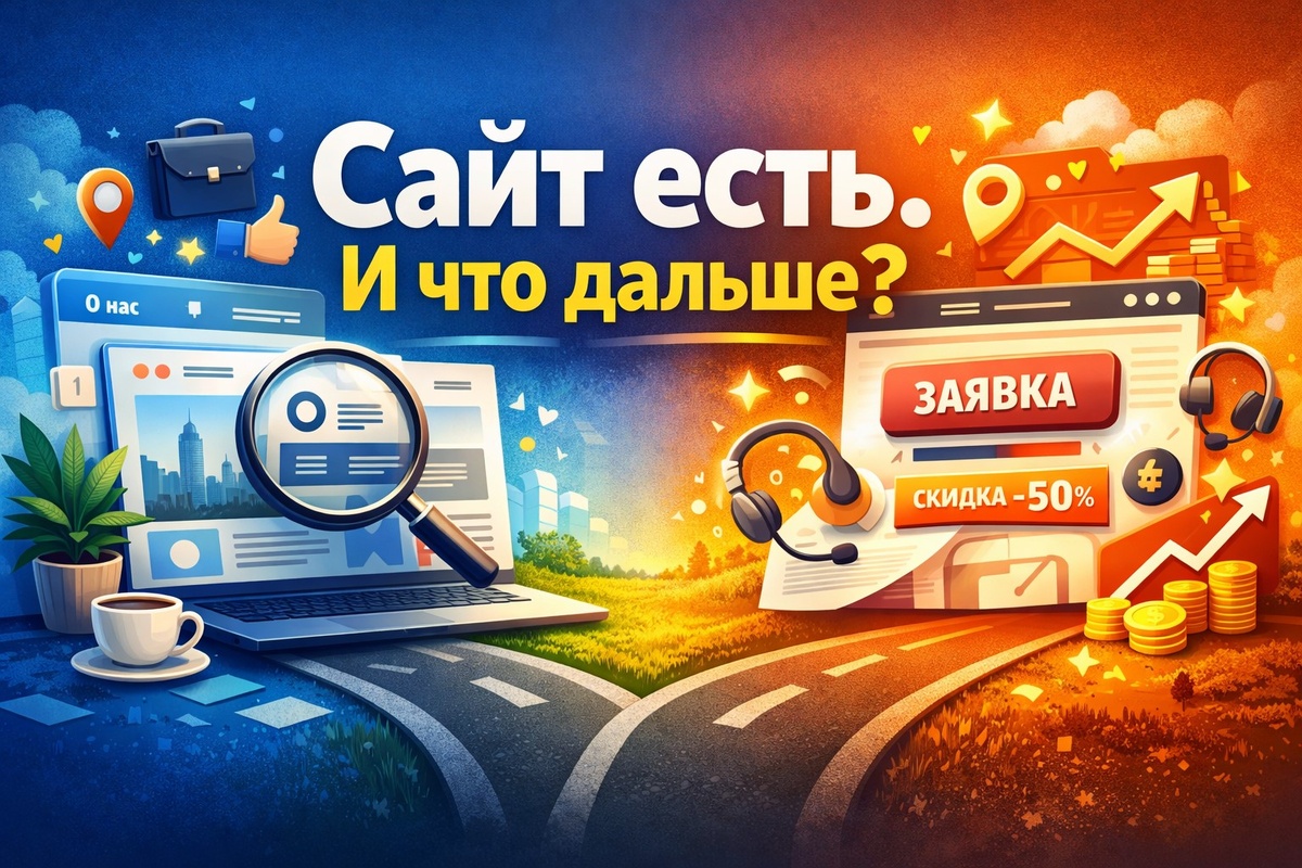 Как понять, что сайт работает как визитка, а не как канал продаж 
