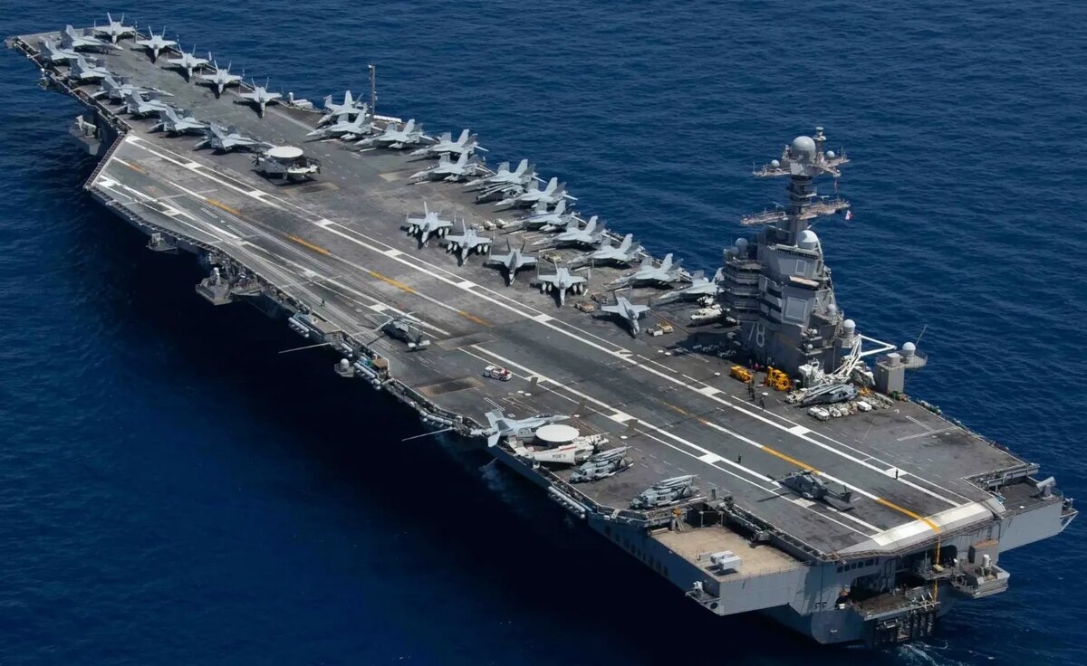 Авианосец "Джеральд Форд". фото: яндекс.