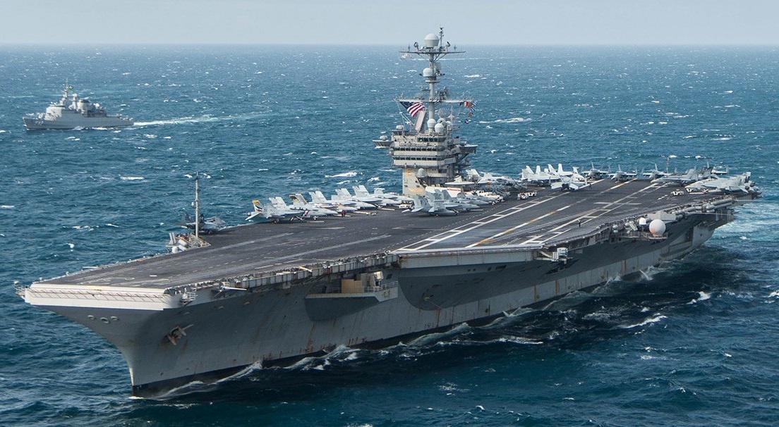 Авианосец .Дж.Вашингтон  в лучшие годы. фото: яндекс.