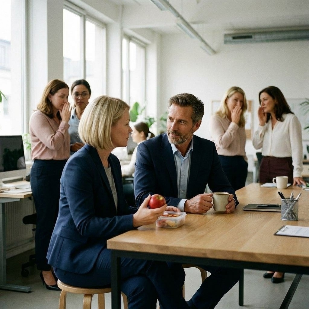 Но я замечаю взгляды. 