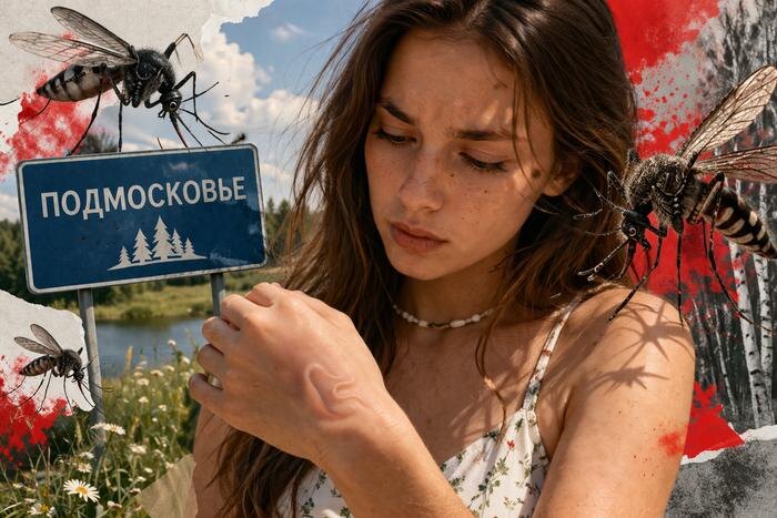 Дирофиляриоз в Подмосковье: опасные комары в Москве 2026. Обложка © ChatGPT