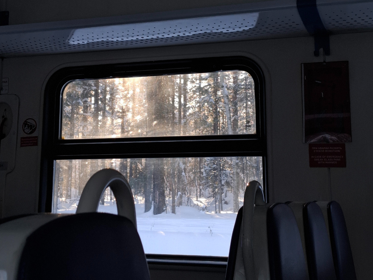 Электричка в Сосново