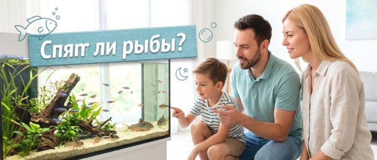    Иллюстрация к материалу: Спят ли рыбы: как объяснить ребёнку и что важно знать родителям