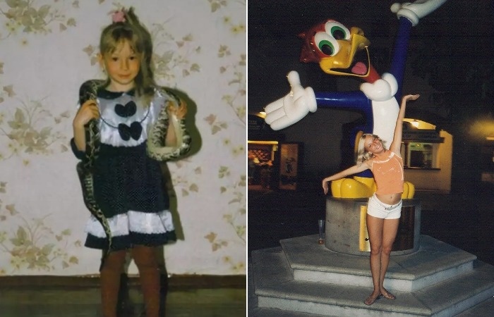 Дарья Сагалова в детстве.