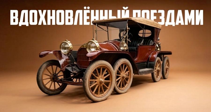 Reeves Overland Octoauto — автомобиль, вдохновлённый поездами