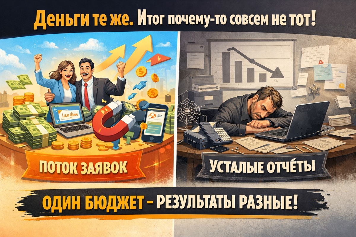 Почему одинаковый маркетинговый бюджет даёт разный результат у двух похожих компаний 