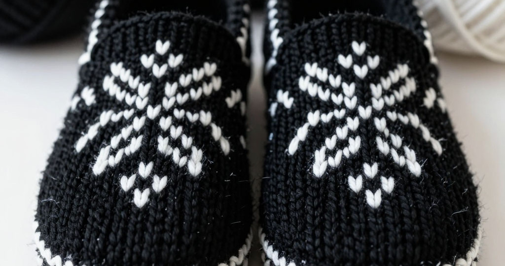 Морозный узор для тёплых ног