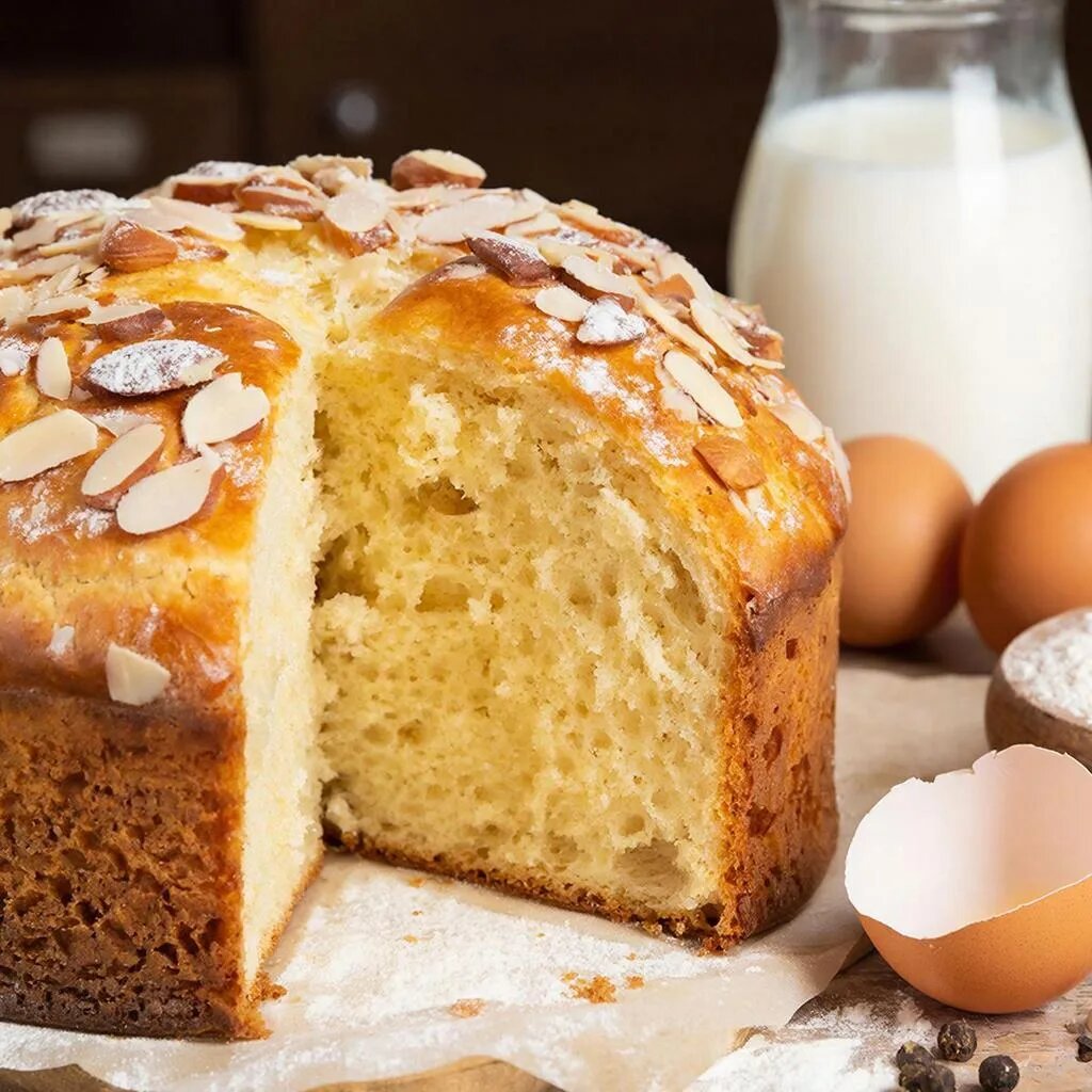 #кулич #пасха #миндальныйкулич #рецепткулича #пасхальнаявыпечка