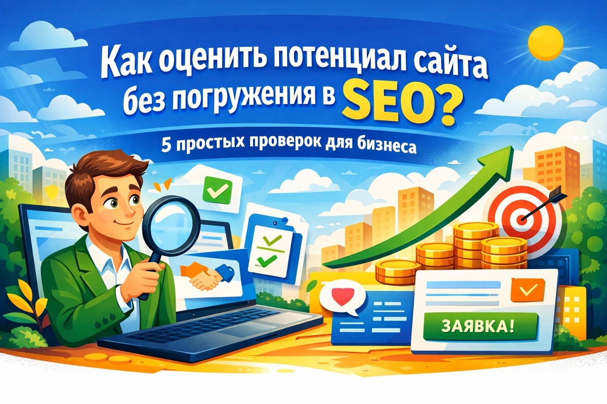 Как собственнику оценить потенциал сайта без погружения в SEO-термины