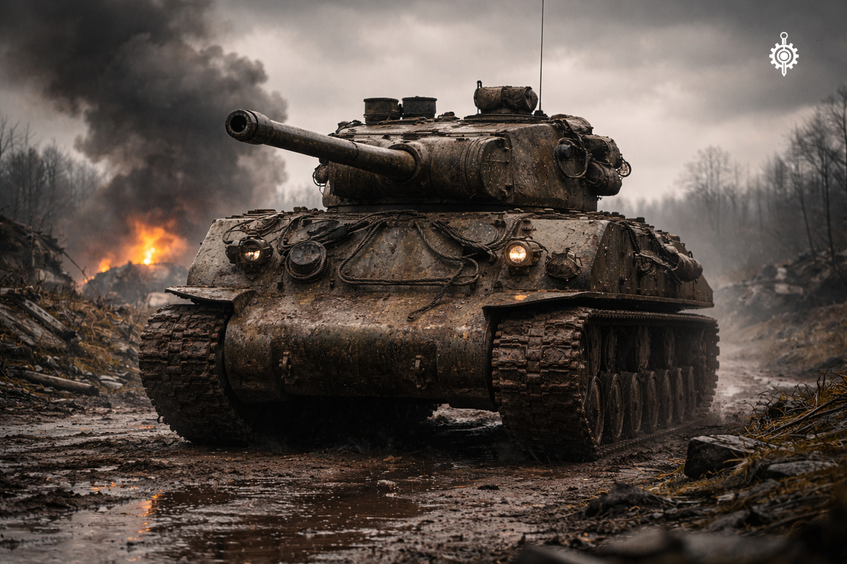 M4 Sherman — один из самых массовых танков Второй мировой. С 1942 по 1945 год было произведено около 49 000 машин всех модификаций. Не лучший танк в дуэли, но танк, которого всегда достаточно.