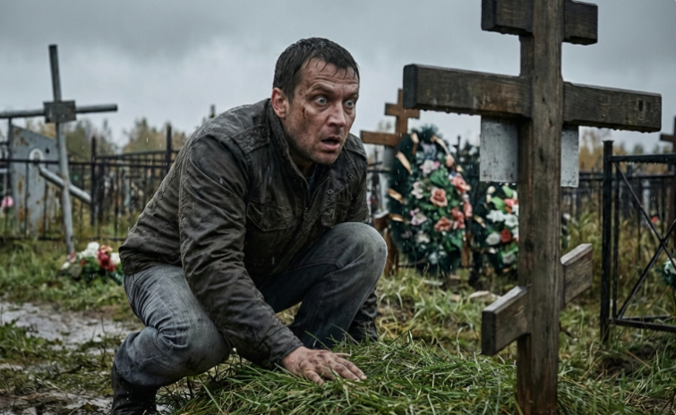 Пришел на могилу к отцу и услышал стук из под земли