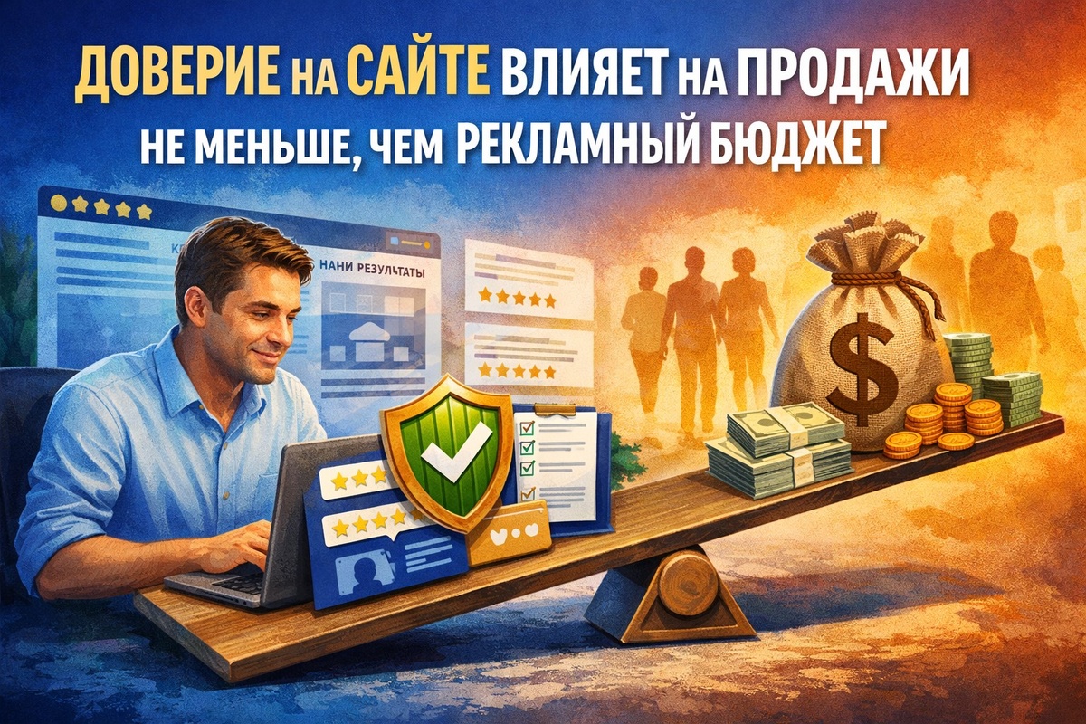 Почему доверие на сайте влияет на продажи не меньше, чем рекламный бюджет