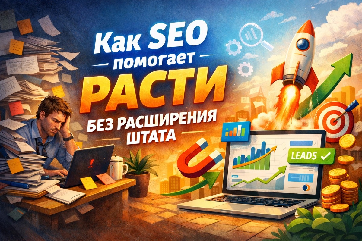 Когда SEO помогает расти без постоянного расширения штата маркетинга 