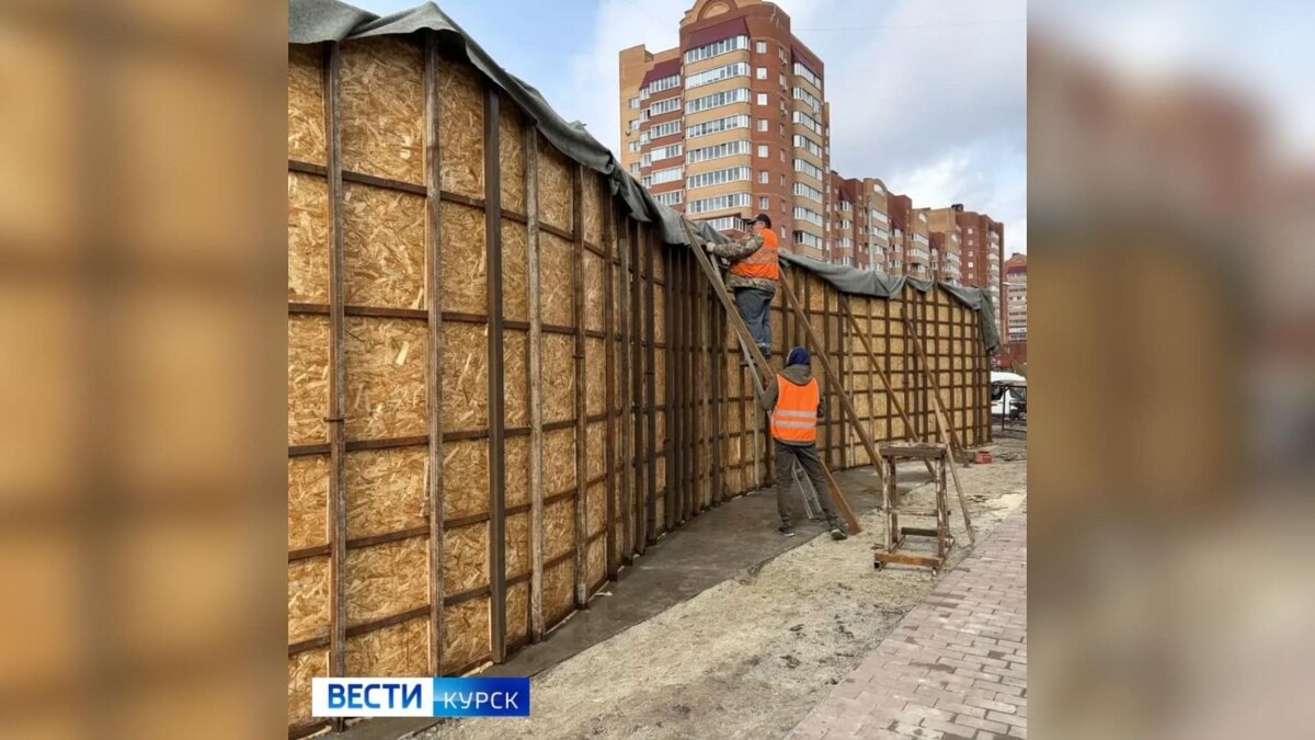    В Железногорске Курской области ведётся строительство Аллеи поколений