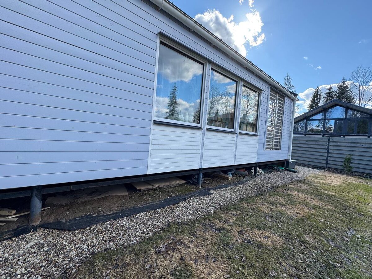 Дом на свайно-винтовом фундаменте