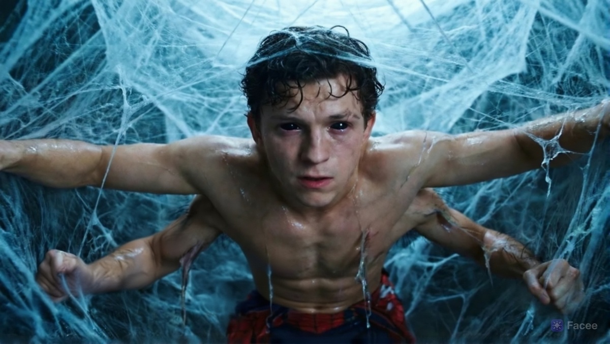 На изображении — Том Холланд в роли Человека-паука (Питера Паркера) из фильма «Человек-паук: Совершенно новый день» («Spider-Man: Brand New Day») — четвёртой части кинофраншизы о супергерое, выход которой запланирован на 31 июля 2026 года.