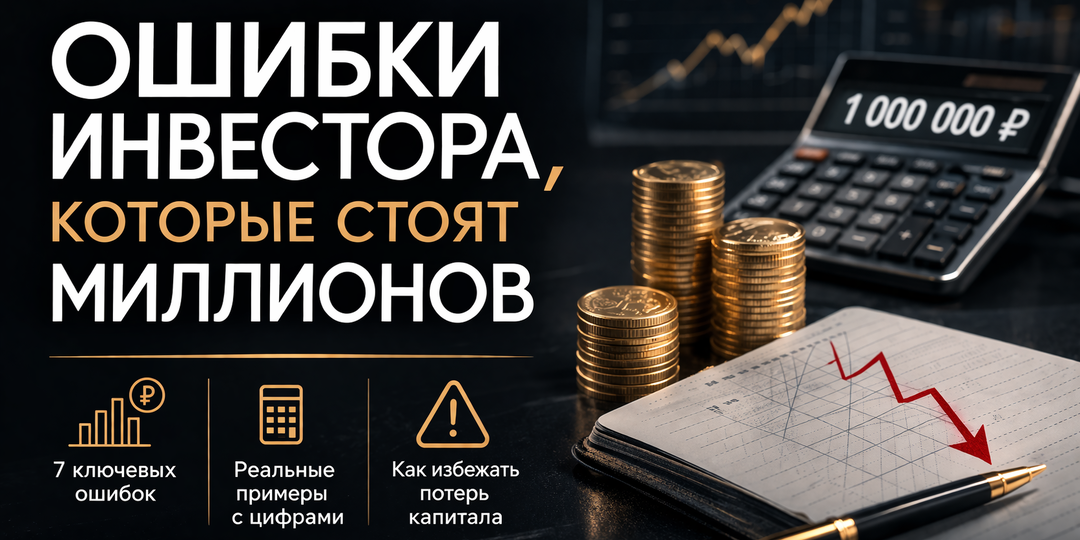 💸 Ошибки инвестора, которые стоят миллионов
