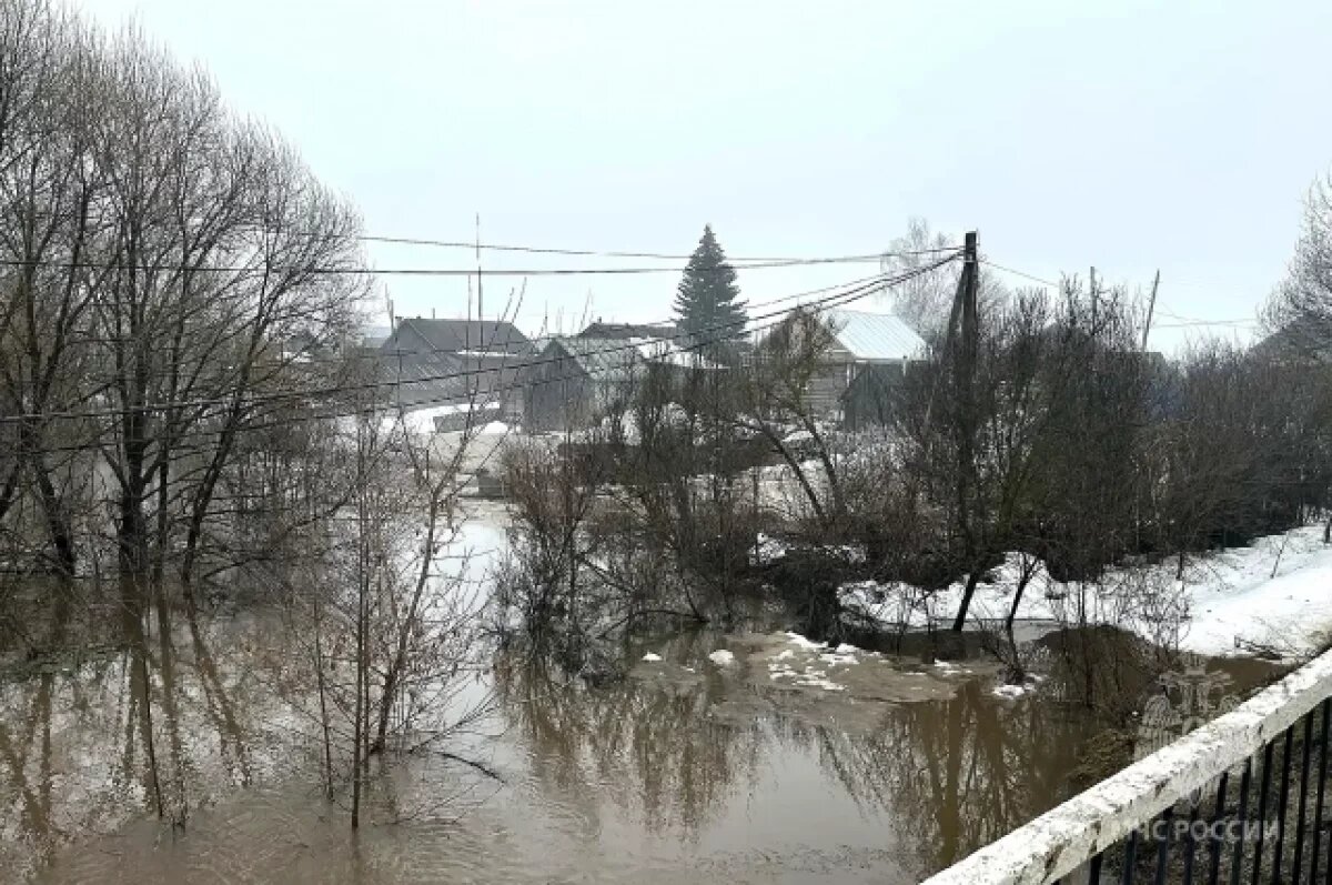    Несколько мостов в Семёновском округе затопило 7 апреля