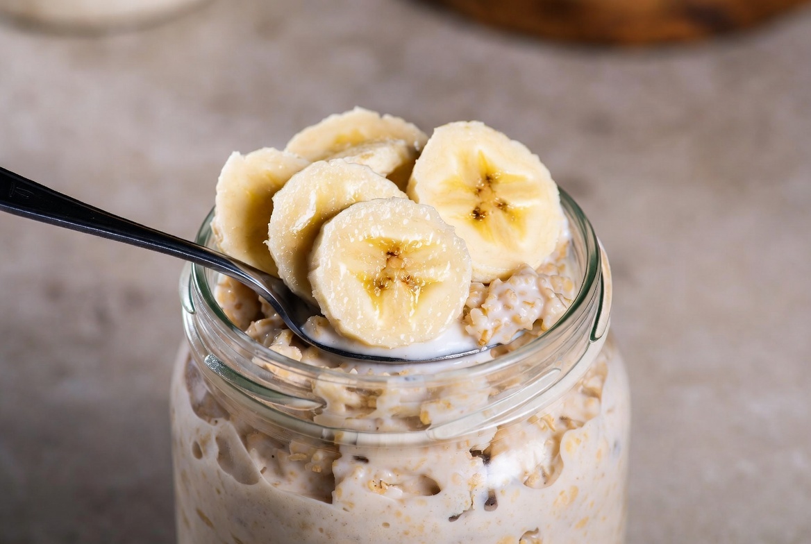 Ленивая овсянка в банке