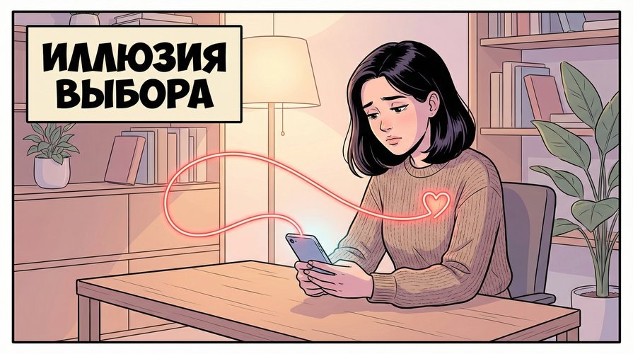 Иллюзия контроля в отношениях: почему умные и успешные женщины впадают в эмоциональную зависимость от деструктивных партнеров и теряют способность рационально выбирать мужчину