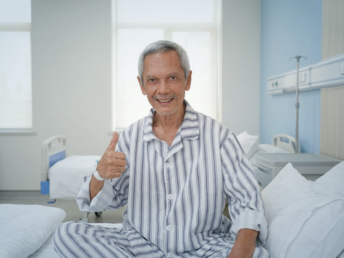 После того, как у Мохамада диагностировали онкологию, его семья обратилась к родственнику, который уже прошел этот путь в клинике St.Stamford