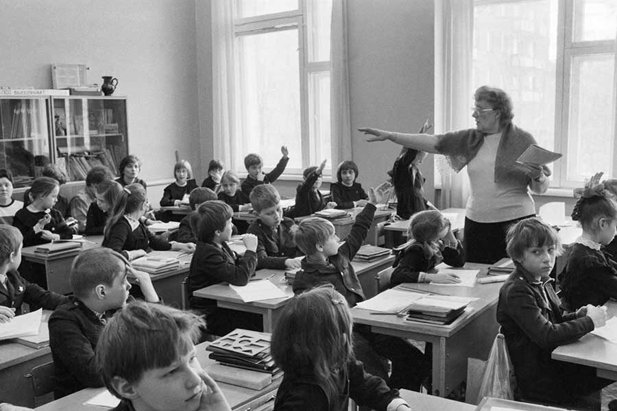Советская школа в 1980-е годы. Фото: Игорь Носов / Фотохроника ТАСС