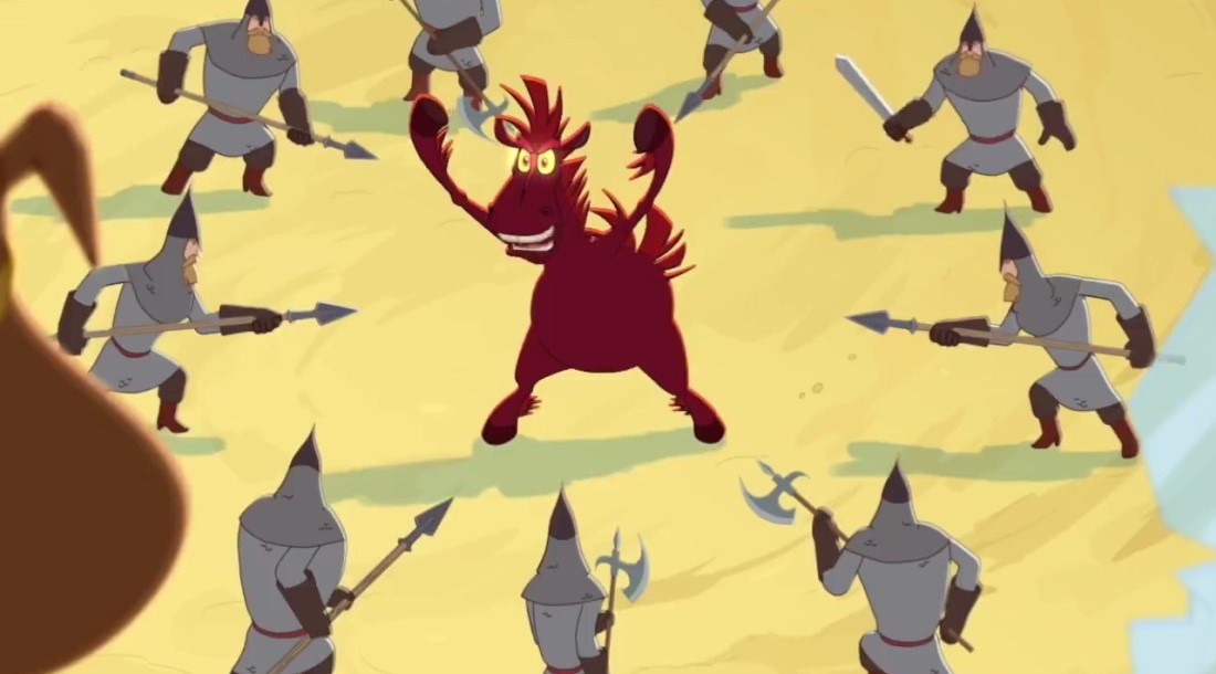     Кадр из мультфильма «Три богатыря. Ни дня без подвига 3» (2026) / «Вольга»