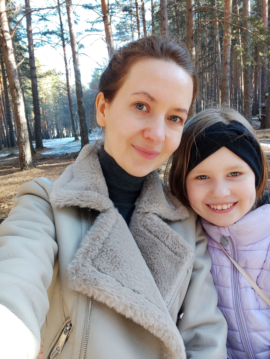 Это мы радуемся что тепло, хотя снег у нас ещё не везде сошёл