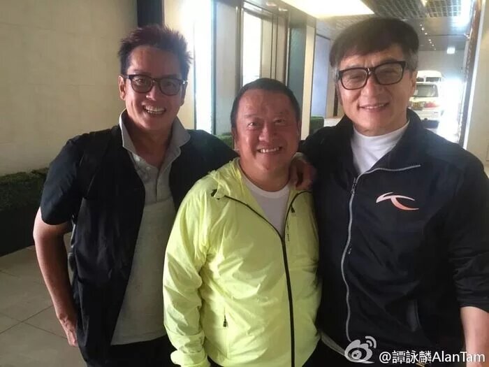 Лучшие друзья Джеки -Алан Там, Эрик Цан и Джеки Чан. Фото из открытых источников