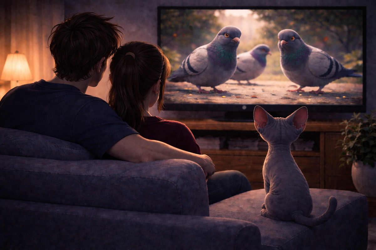 Изображение создано ИИ для канала Kote4com: всё о сфинксах