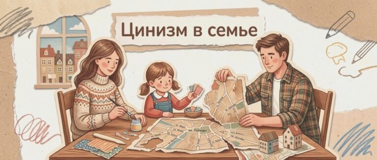    Иллюстрация к материалу: Цинизм: как он влияет на семью и что делать родителям