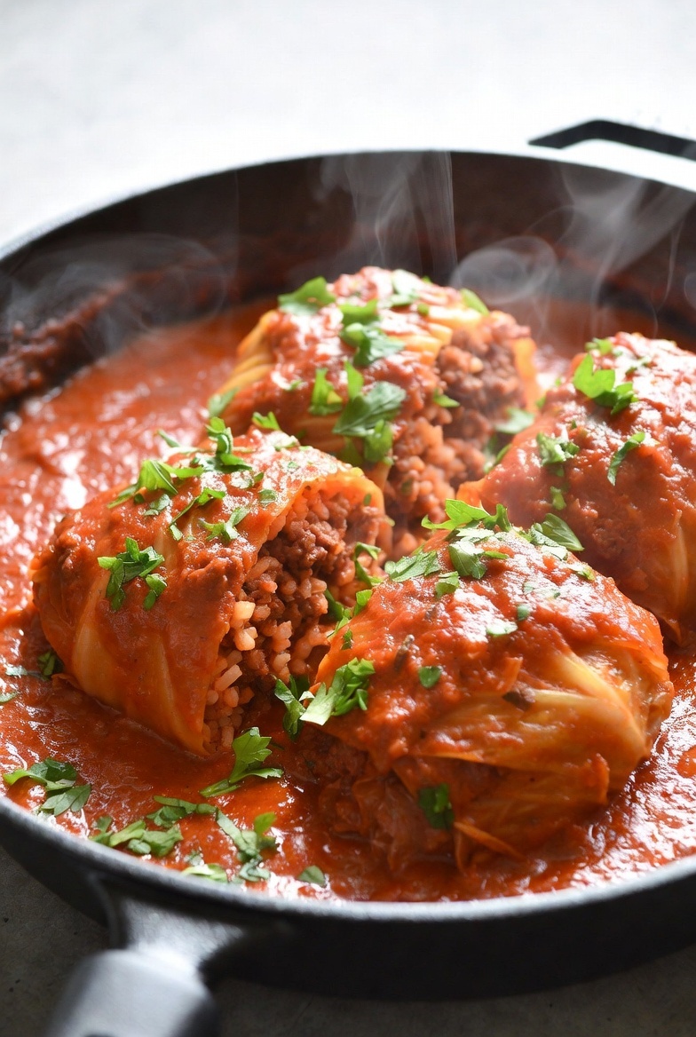 Ленивые голубцы на сковороде