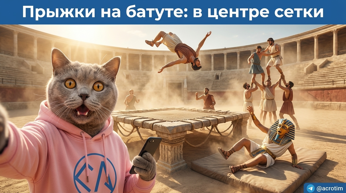    Правильная техника контроля высоты прыжка в центре батута Тренер