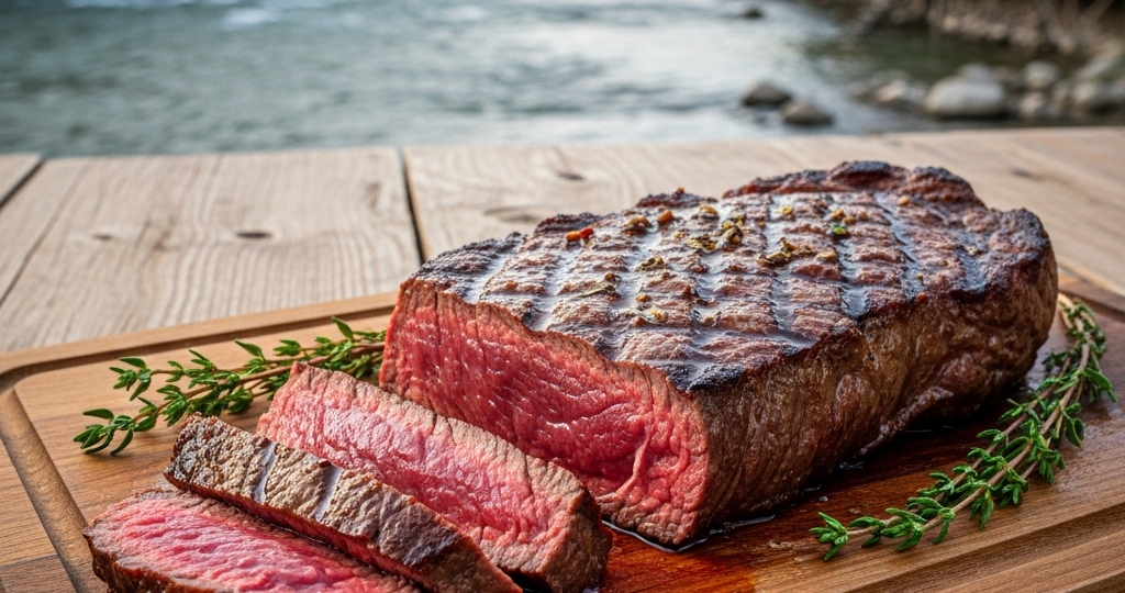 Мясной магнетизм: Секрет идеального стейка у реки, который заставит вас забыть о ресторанах