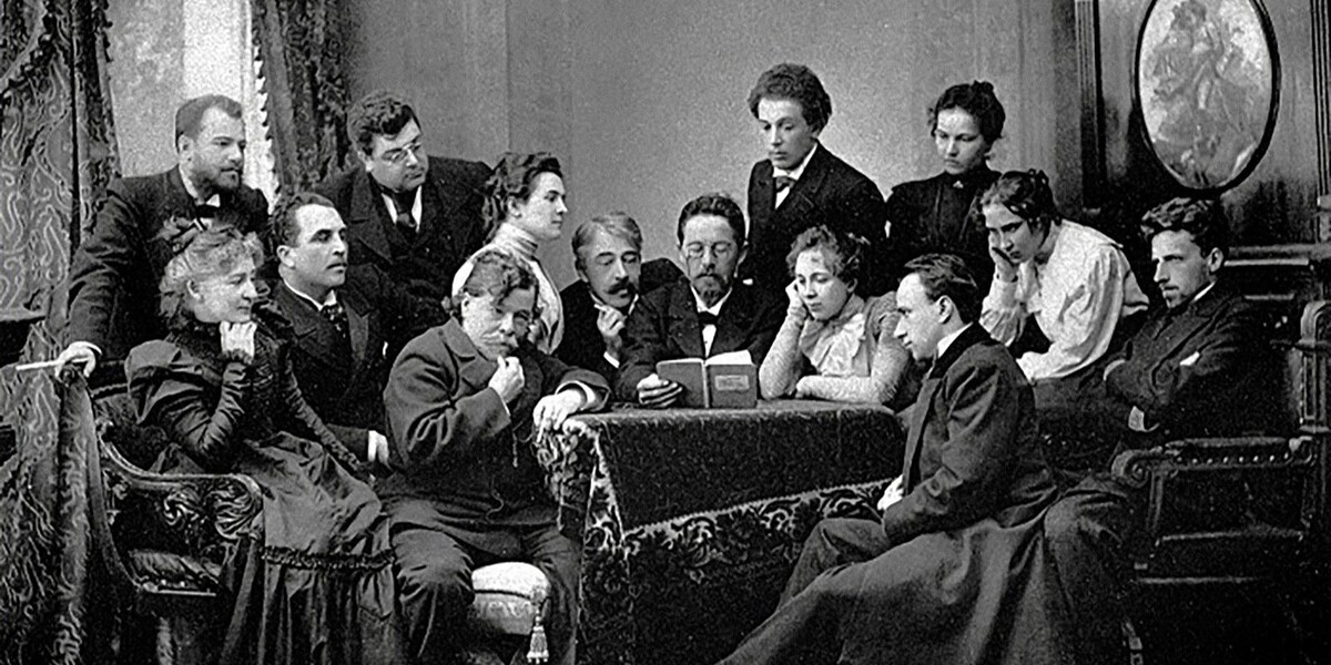 Сцена из спектакля Московского Художественного театра «Чайка». 1898 год. Фото: Московский Художественный театр имени А.П. Чехова
