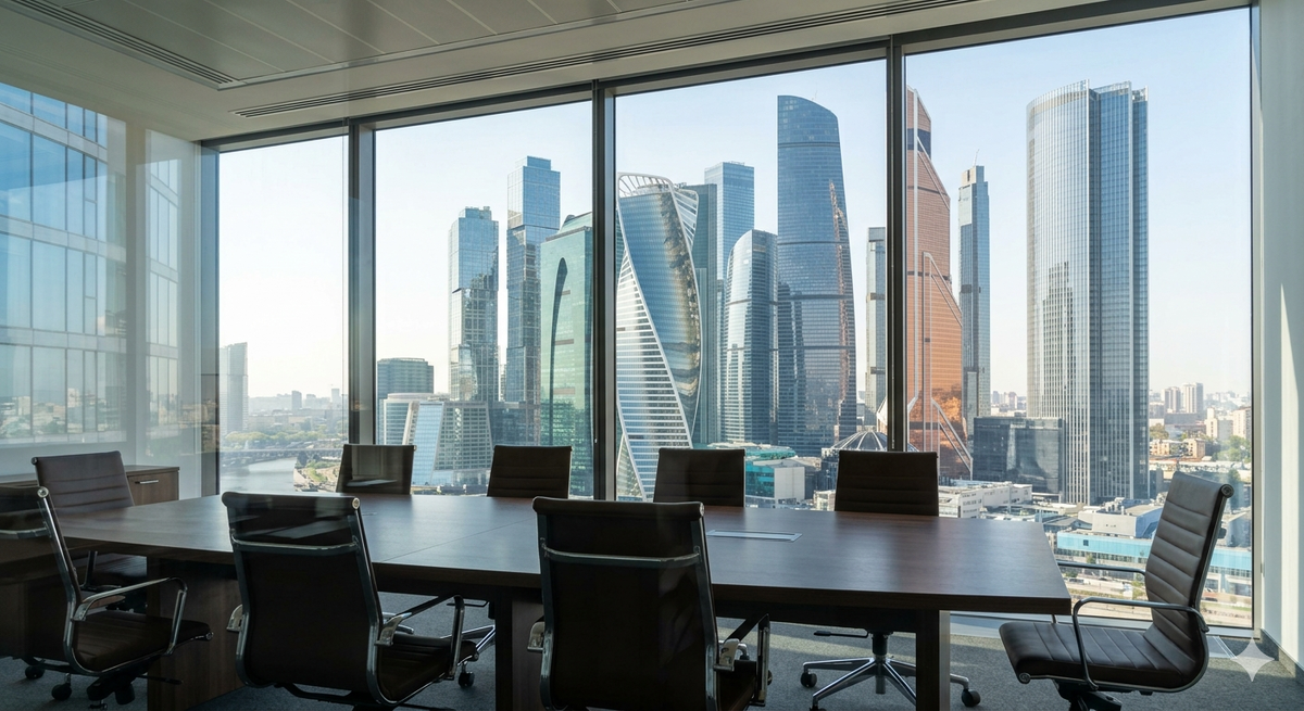 Деловой центр города, где сосредоточены крупнейшие резервы для тех, кто планирует купить криптовалюту в Москве.