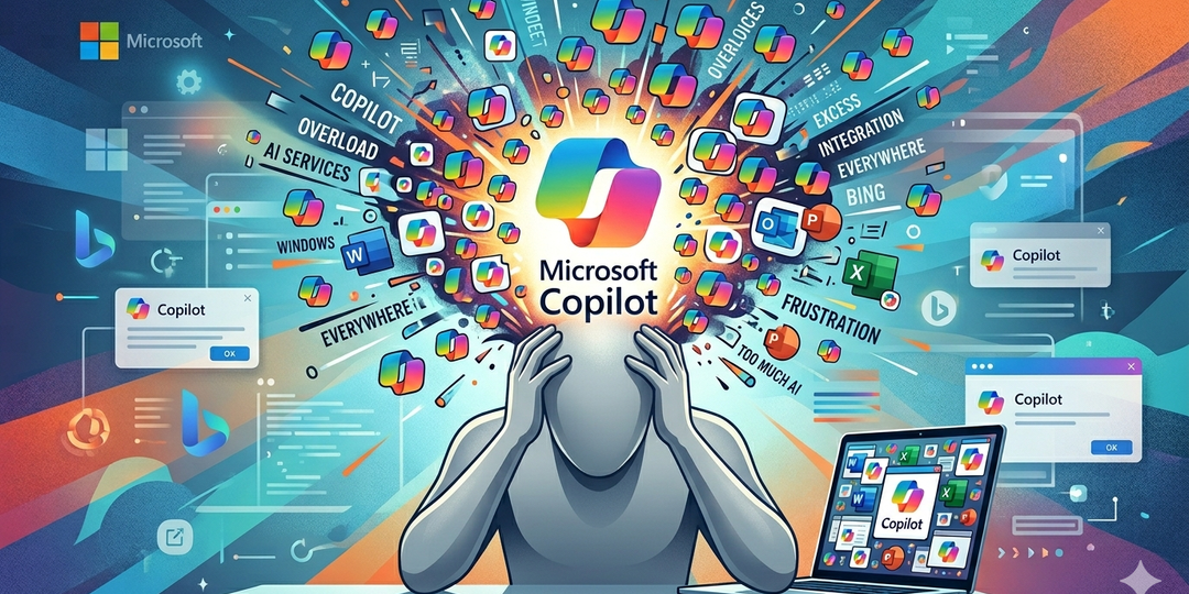 Нейрослоп добьёт Windows? Microsoft погрязла в бесчисленных ИИ-инструментах