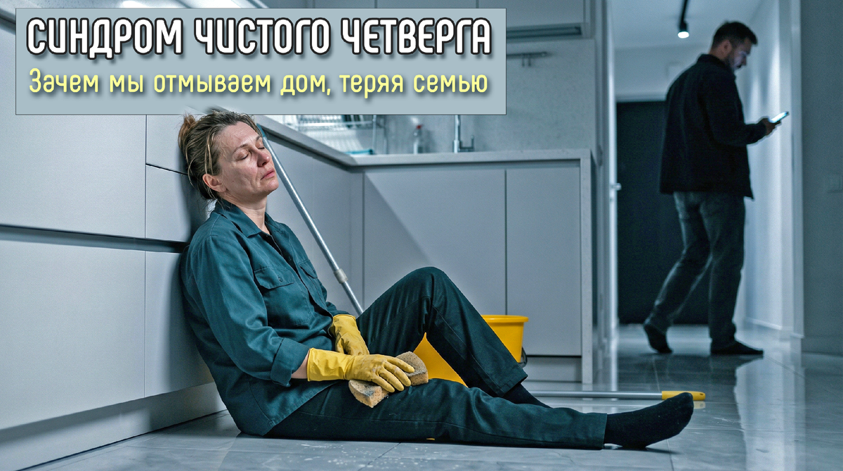 «Я отмыла плинтуса до скрипа, а он пришел и наступил грязным ботинком». Почему синдром «Чистого четверга» убивает в нас женщину
