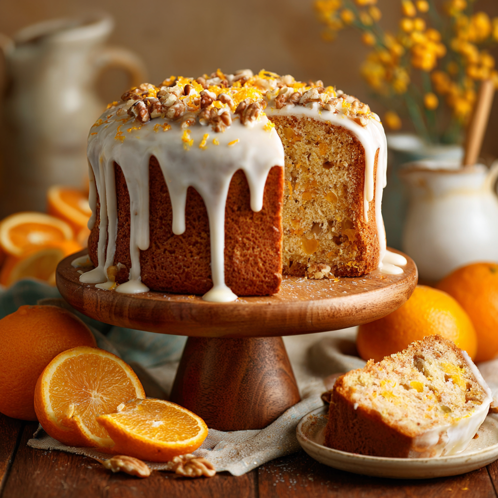 Апельсиновый кулич