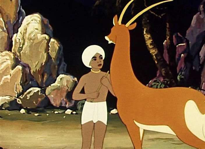    Когда и где придумали сказку о Золотой антилопе? Фото: кадр из мультфильма "Золотая антилопа"