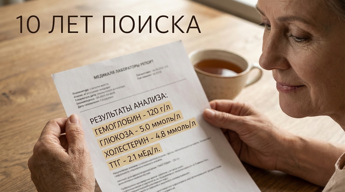 Десять лет ей говорили, что она здорова.