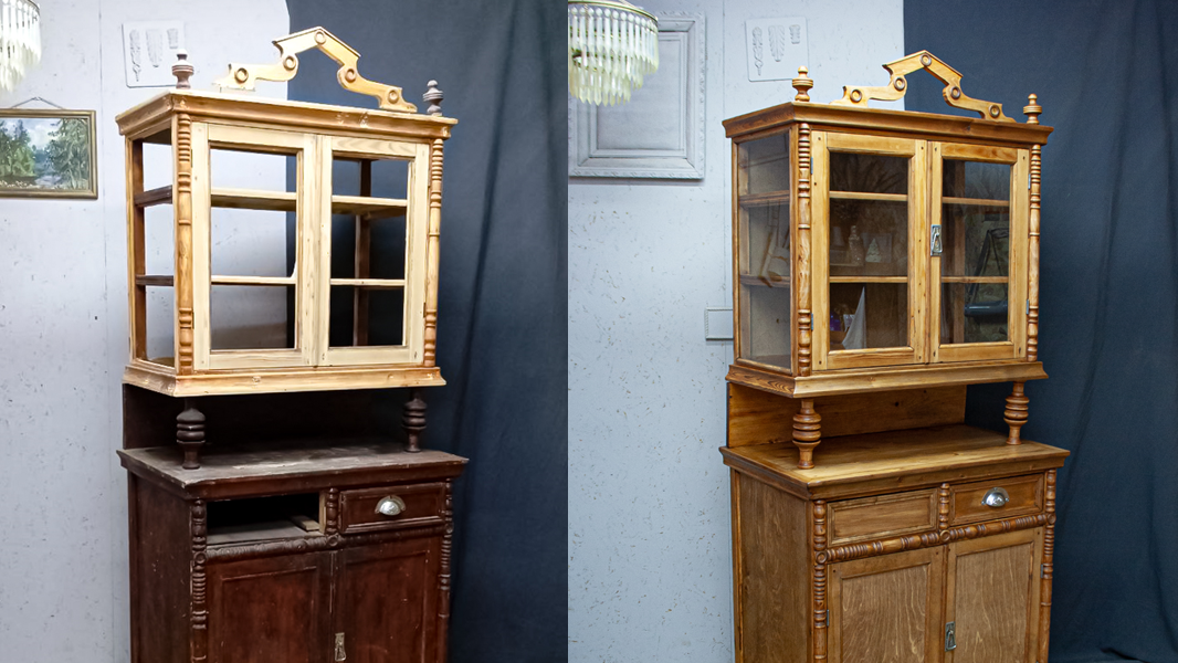 Буфет до и после