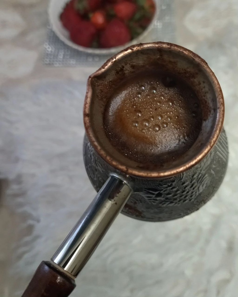 Кофе в новой джезве