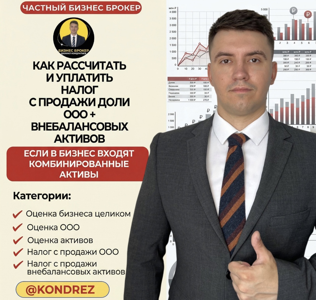 Частный Бизнес брокер Даниил Кондратьев 