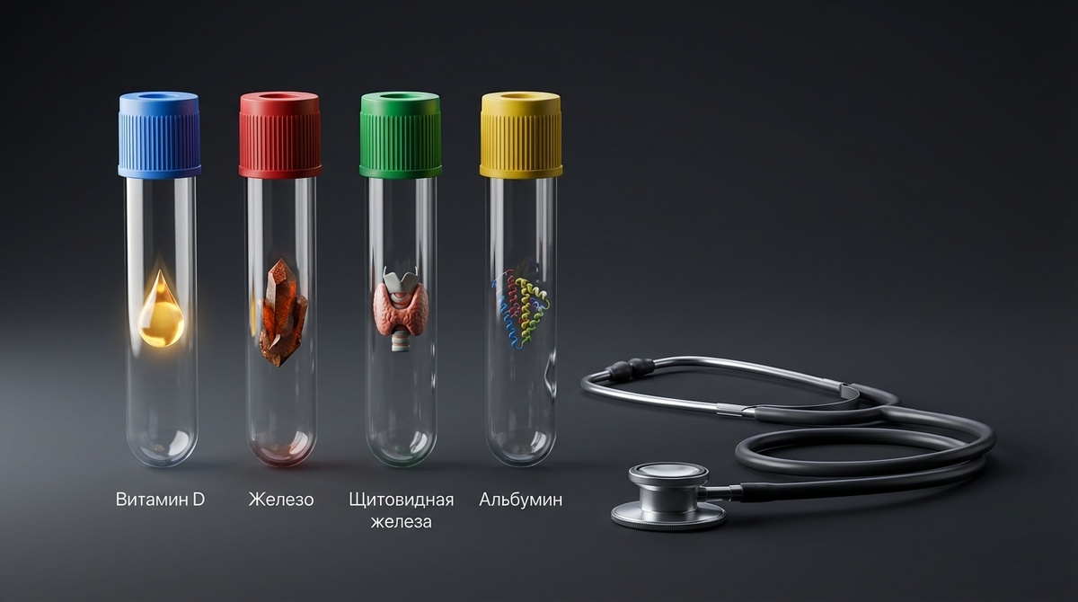 сдала всего четыре анализа, оказалось, что причина не в годах, а в критическом дефиците двух жизненно важных веществ