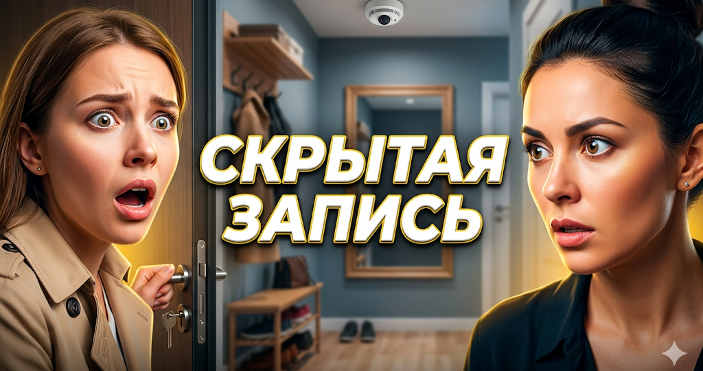 "Ключ повернулся в замке, и Настя вздрогнула. Она не знала, что я установила скрытую камеру в своей же прихожей"