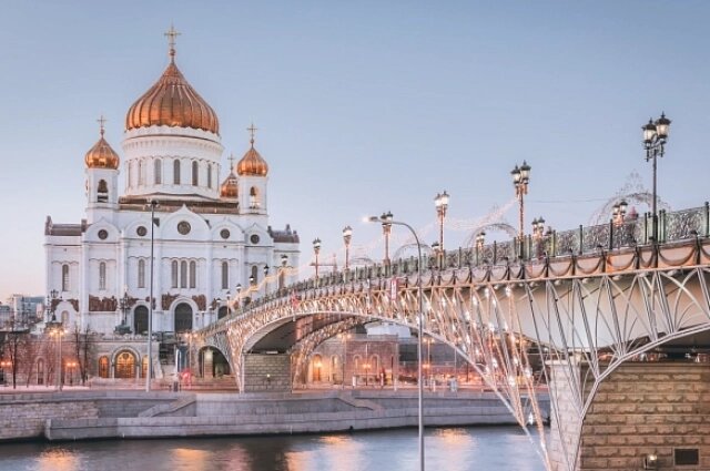    Храм Христа Спасителя в Москве Фото: Telegram./ Храм Христа Спасителя